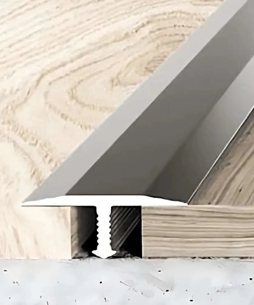 A56 26mm Anodised Aluminium Threshold Trim T Bar Transition Strip For Tiles Stair Nosing etc