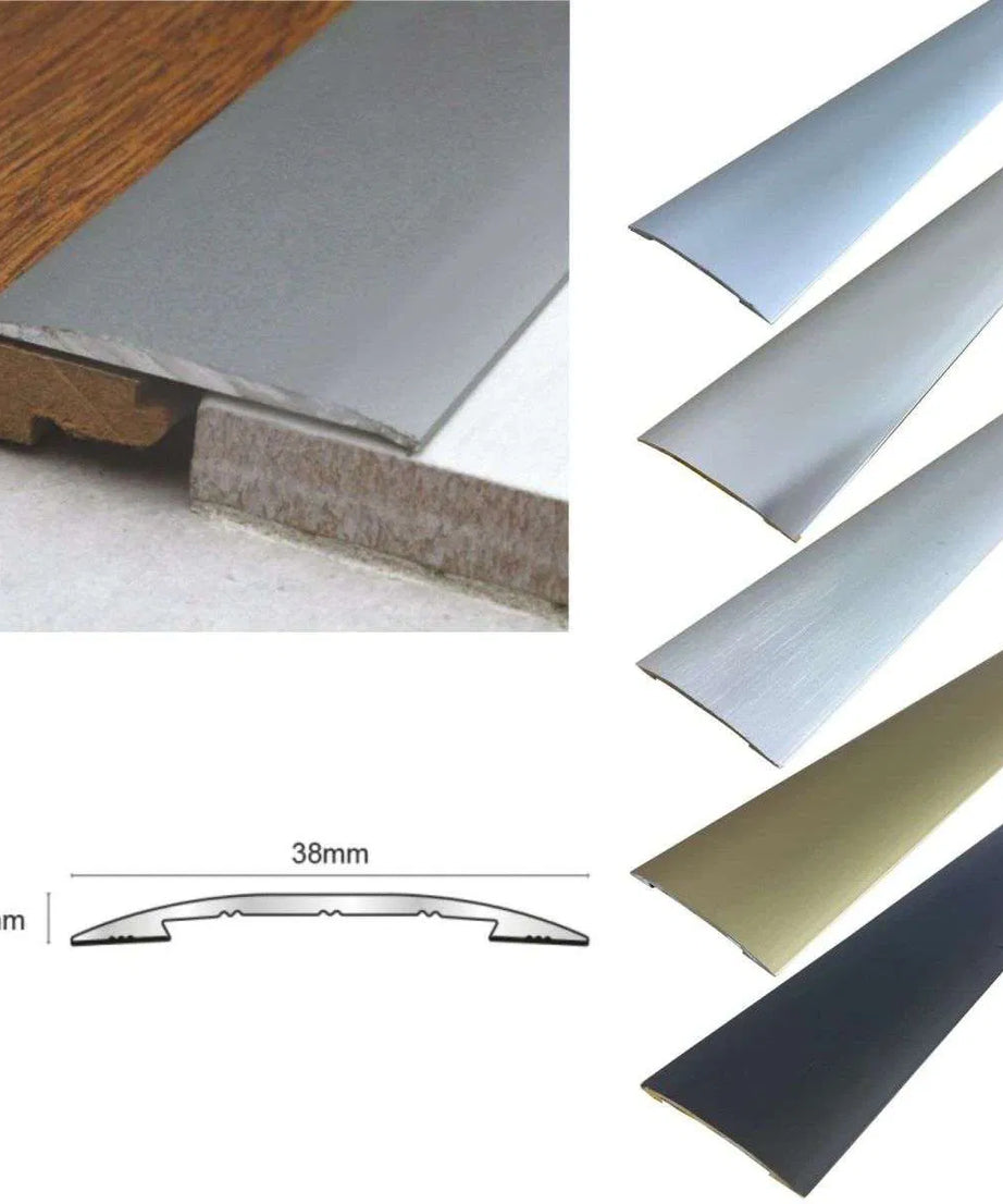 CAS 38mm Self Adhesive Euro Cover Strip Wood Vinyl Tile Door Bar Threshold Trim Stair Nosing etc