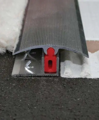 TTG 40mm Aluminium door Threshold Strip Adjustable Height/Pivots Easy clip Carpet Stair Nosing etc