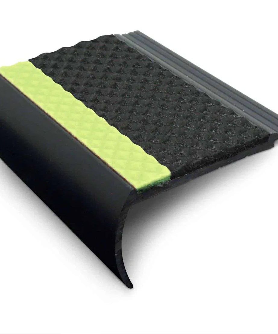 AHB 72 x 38mm Non Slip Tredsafe Aluminator® Heavy Duty PVC Stair Nosing Stair Nosing etc