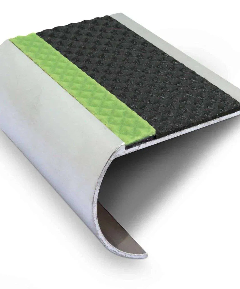 AHD08 71 x 55mm Non Slip Tredsafe Stair Nosing Stair Nosing etc