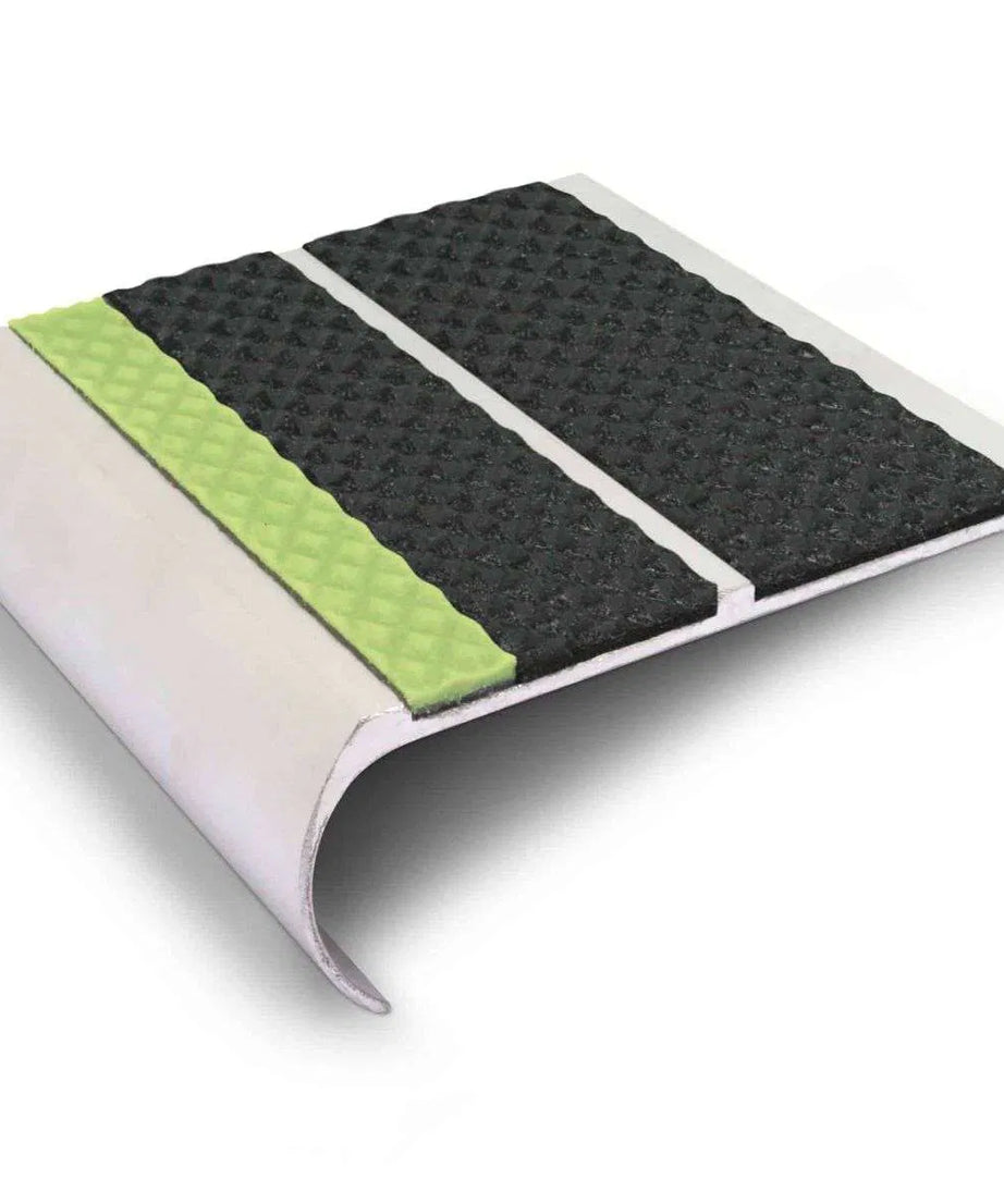 AHD13 91 x 35mm Non Slip Tredsafe Stair Nosing Stair Nosing etc