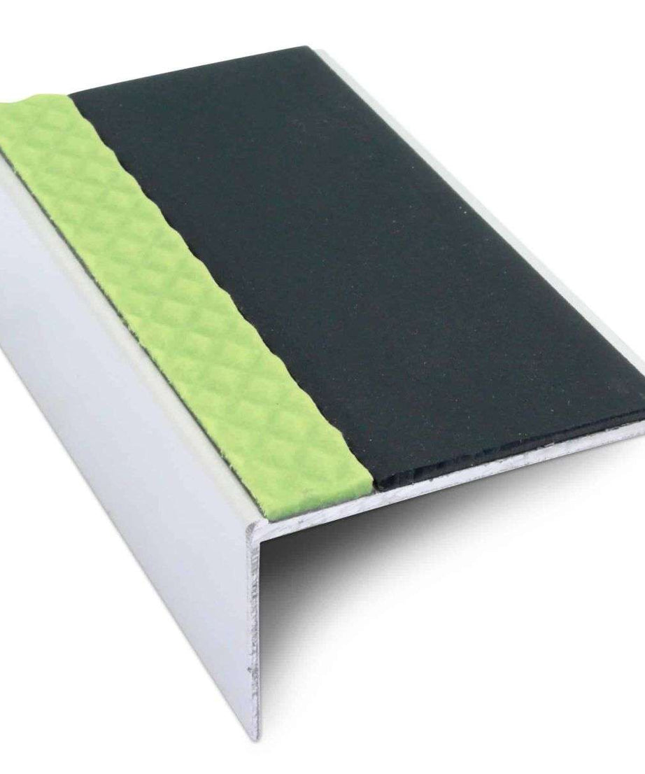 ASL01 56x32mm Aluminium Non Slip Stair Nosing Edge Trim With Pvc Insert Stair Nosing etc