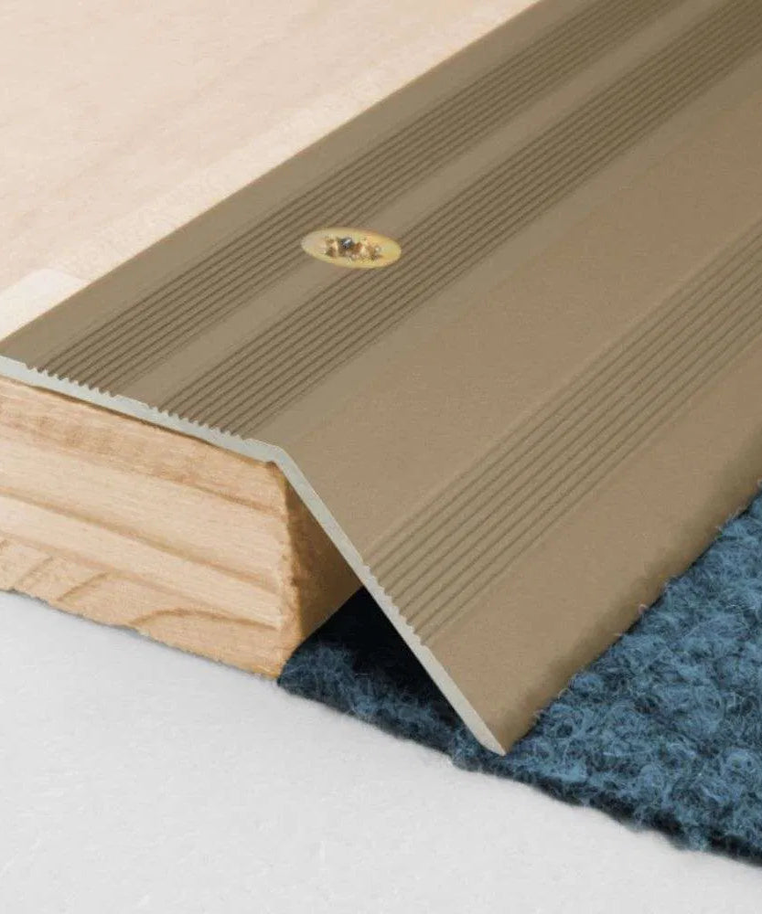 A39 37mm Anodised Aluminium Door Threshold Ramp Profile Stair Nosing etc