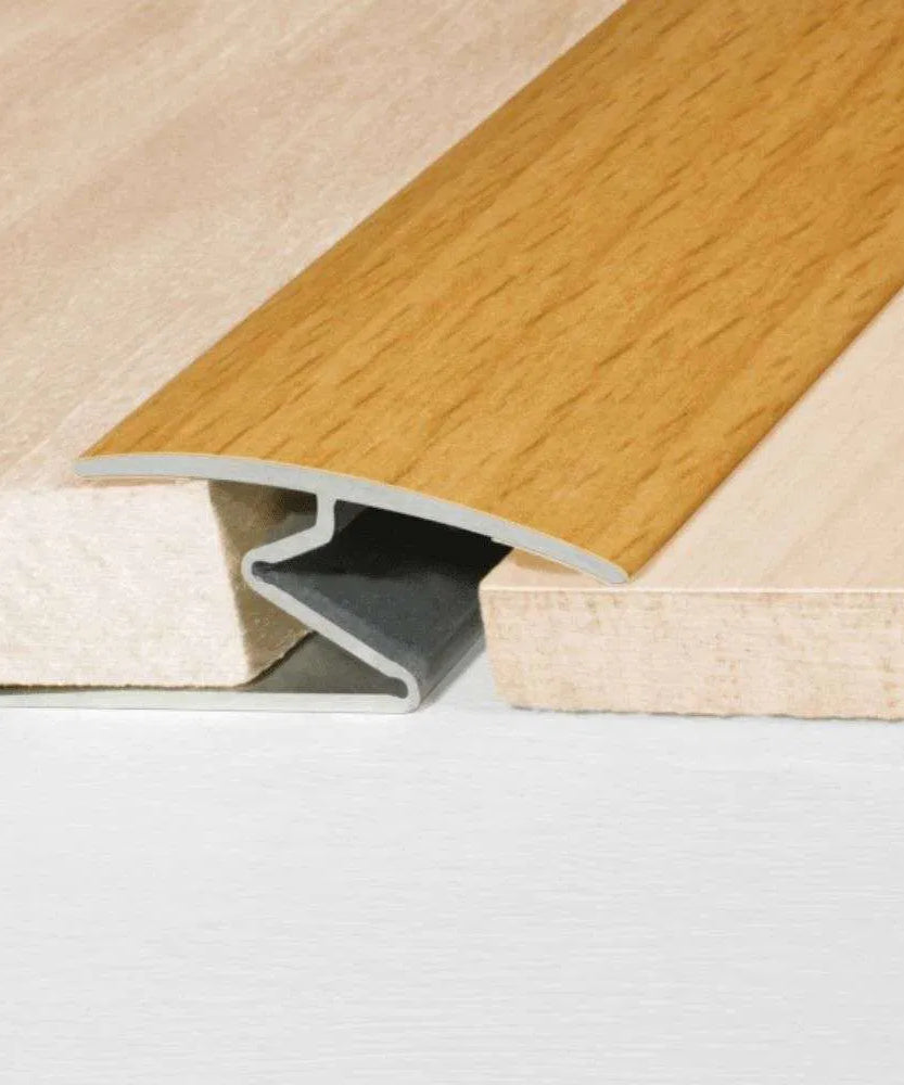 A69 32mm Aluminium Wood Effect Door Threshold Z Strip Stair Nosing etc