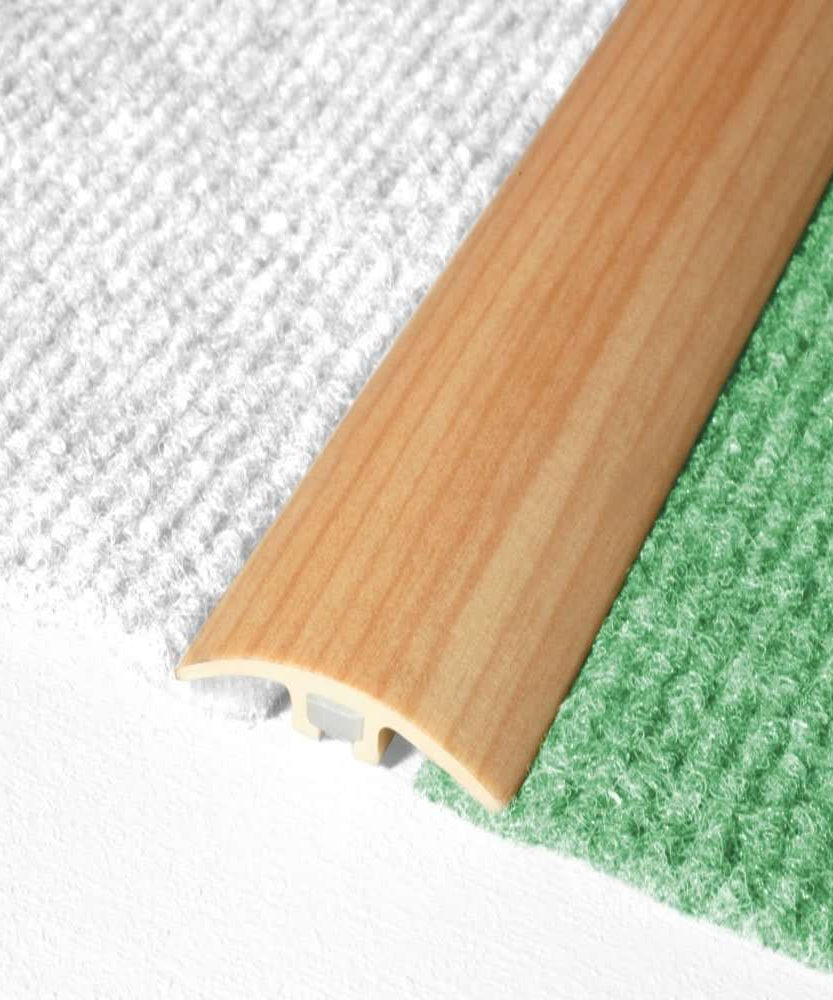E66 32mm Pvc Wood Effect Door Threshold Strip Stair Nosing etc