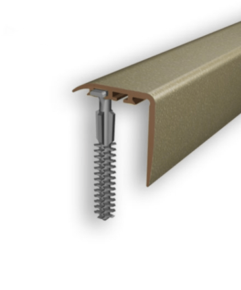 D-K0300 25 x 25mm Pvc Wood Effect Stair Nosing Edge Trim Stair Nosing etc