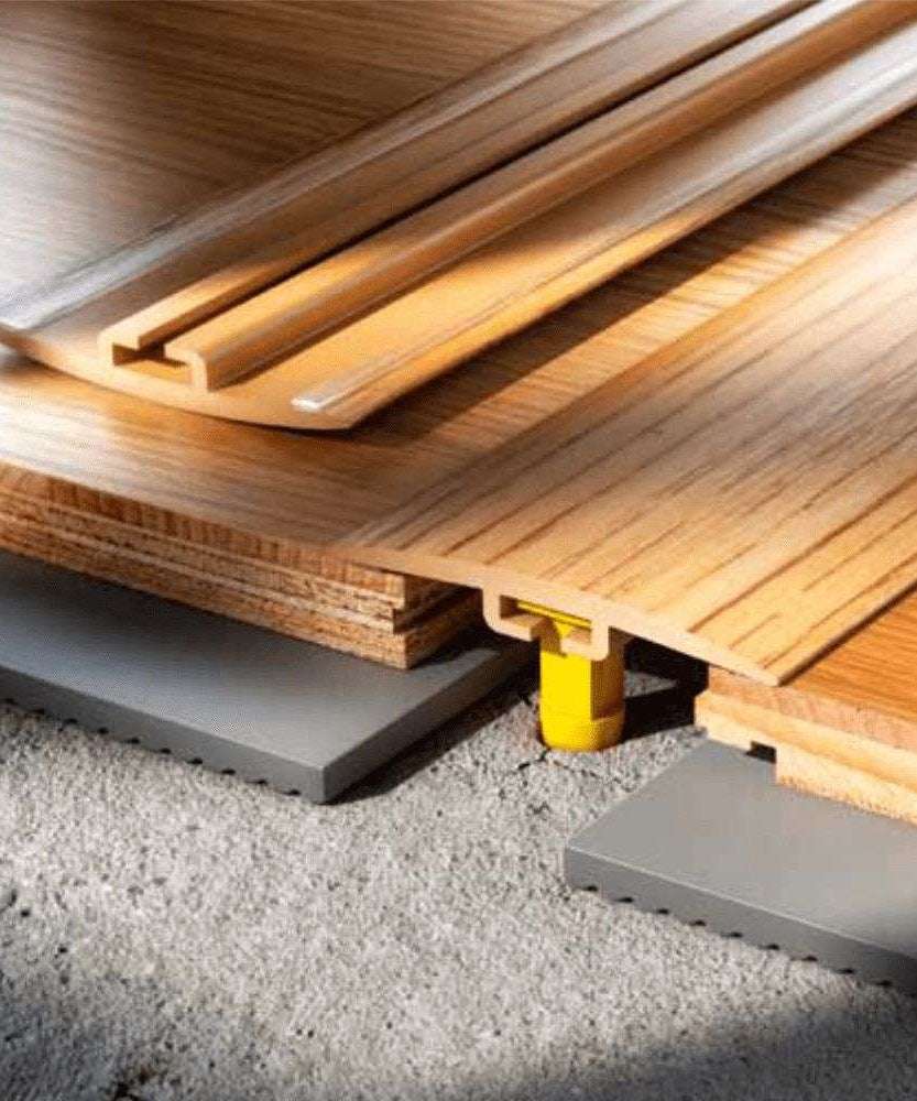 D-P0100 36mm Pvc Wood Effect Door Threshold Flat Profile Stair Nosing etc
