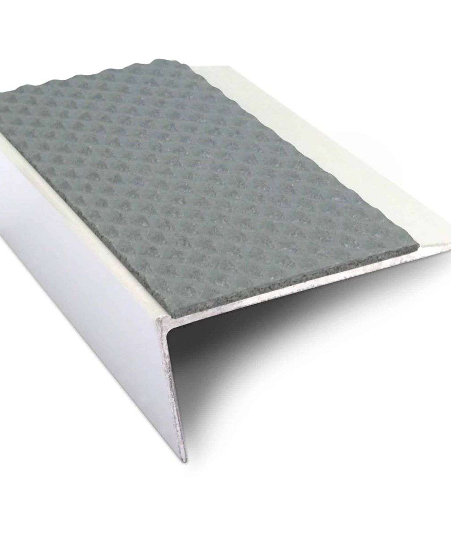 NSL16 Tredsafe 66 x 32mm Aluminium Non Slip Stair Nosing Edge Trim With Pvc Insert Stair Nosing etc