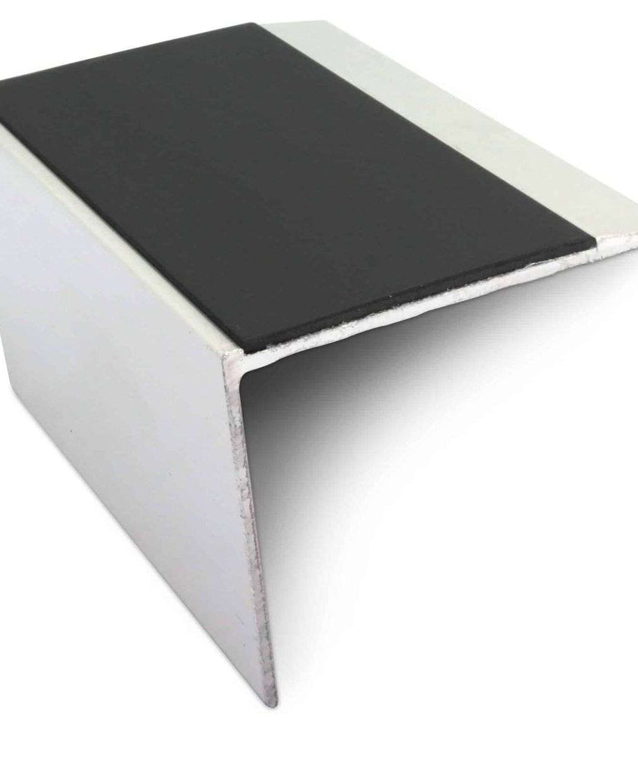 NSL21 67 x 55mm DDA Compliant Aluminium Non Slip Stair Nosing Edge Trim With Pvc Insert Stair Nosing etc